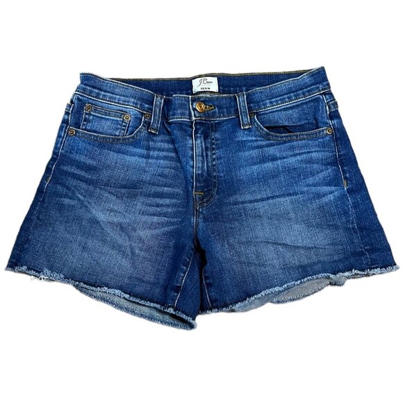 J. Crew Blue Jean Shorts - Picture 1 of 8